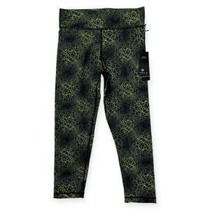 NWT Velocity Leggings Womens Small Printed Capri Crop Stretch Active Pants